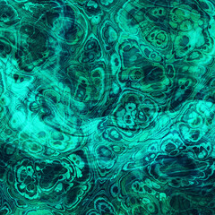 Abstract Malachite stone texture. Fractal digital Art Background. High Resolution. Can be used for background or wallpaper
