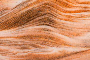Abstract  dust of pigment sparkling with yellow fluid color，Abstract desert background