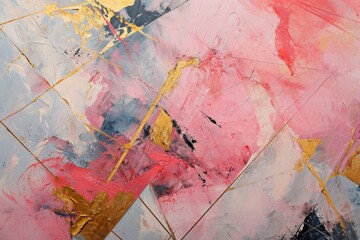 Abstract pink  gold background