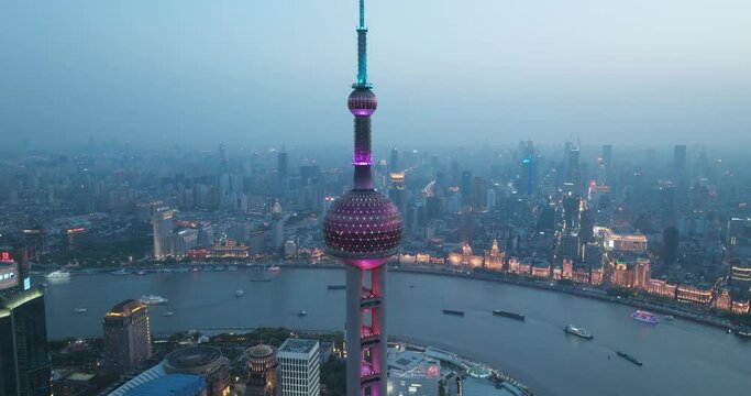 skyscrapers in shanghai