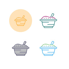 Sand Box Vector Icon