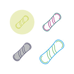 Snowboard Vector Icon