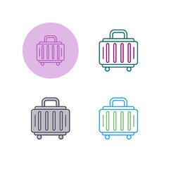 Baggage Vector Icon