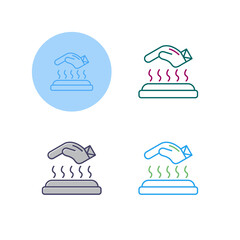 Hot Surface Vector Icon