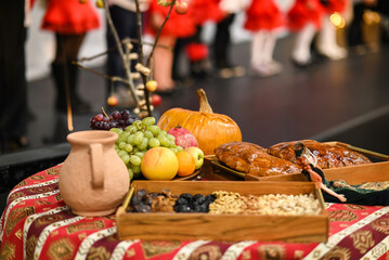 fruit and nuts