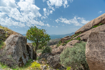 Ancient settlements and places of worship around Lake Bafa with different rock forms and religious drawings