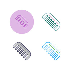 Comb Vector Icon