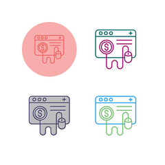 Pay Per Click Vector Icon