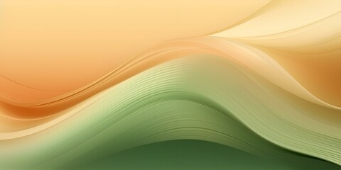 Dynamic Horizontal Banner. Smooth Swirl Waves Background