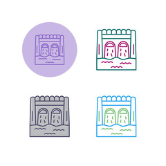 Dam Vector Icon