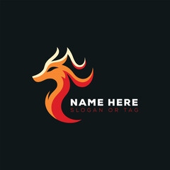 Fox Flame Calm Logo