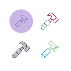 Hammer Vector Icon