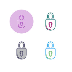 Padlock Vector Icon