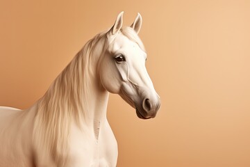 Pure White Horse - Beautiful and Serene
