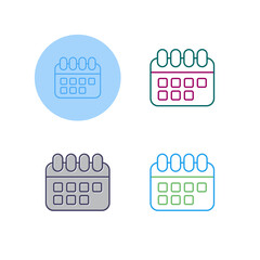 Calendar Vector Icon