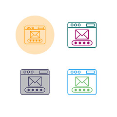 Mail Code Vector Icon