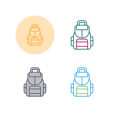Backpack Vector Icon