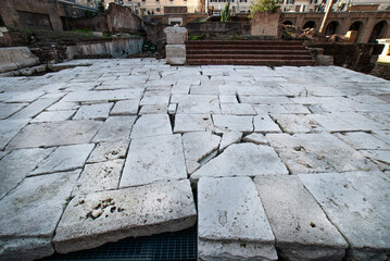 Area Sacra di Largo Argentina,
historical center listed as World Heritage by UNESCO, ruins, Italy,...