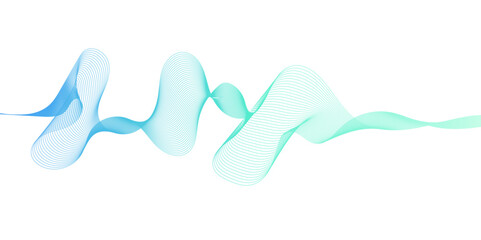 Abstract colorful blue sound, voice, music curved and wave lines background.  Abstract volume voice technology vibrate wave and music background. Abstract music wave, radio signal, voice background.