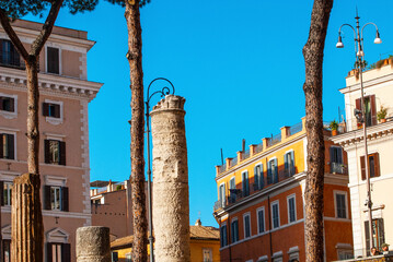 Area Sacra di Largo Argentina,
historical center listed as World Heritage by UNESCO, ruins, Italy,...
