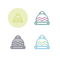 Wool Hat Vector Icon