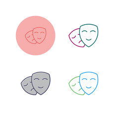Drama Vector Icon