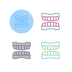 Denture Vector Icon