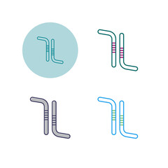 Drinking Straw Vector Icon