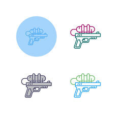 Water Gun Vector Icon