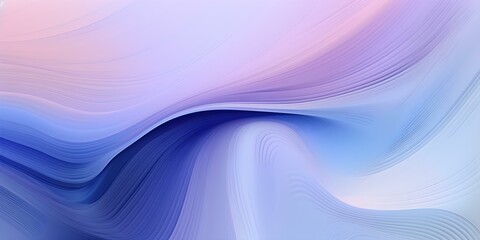 Colorful Horizontal Banner. Modern Soft Swirl Waves