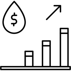 Oil Price vector design icon.svg