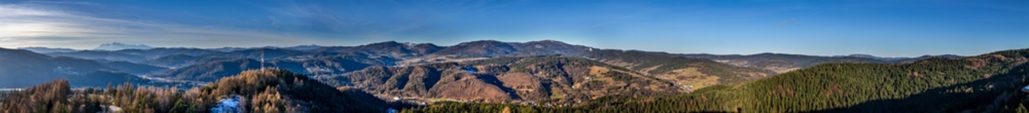 Panorama Malnika Wieża Widokowa - Malnik, Muszyna