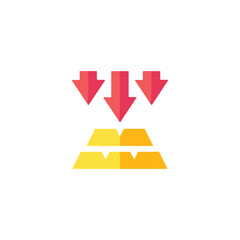 business Increase and Decrease icon