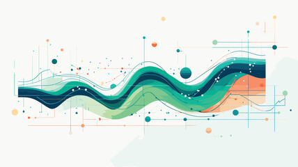 concept of optimization algorithms in a vector art piece illustrating the refinement and improvement of processes. - obrazy, fototapety, plakaty