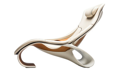 Strato Glide Chair Gleaming on Transparent Background