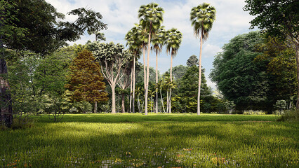 natural lighting nature environment 3d landscape