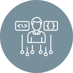 Programming Skills Line Icon