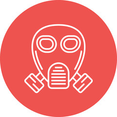 Gas Mask Line Icon