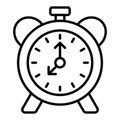 Obraz premium Alarm Clock Icon