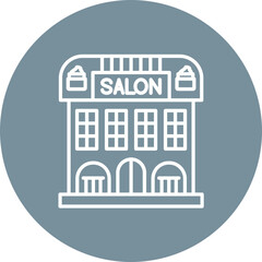 Beauty Salon Line Icon