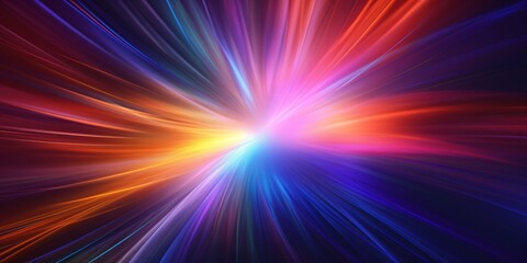 Obraz premium Abstract glowing gradient curve background, futuristic technology concept illustration