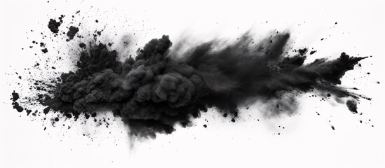 Abstract smoke splash background, dust splash concept illustration