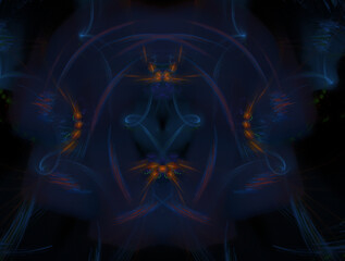 Imaginatory fractal abstract background Image