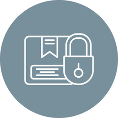 Package Security Line Icon