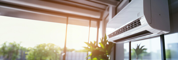 cooled by efficient air conditioning, ensuring a comfortable atmosphere. - obrazy, fototapety, plakaty