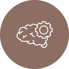 Technical Thinking Line Icon