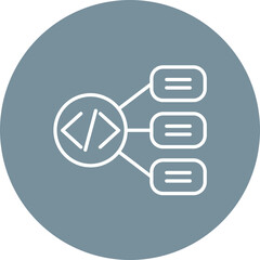 Design Algorithm Line Icon