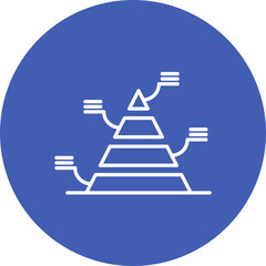 Basic Pyramid Line Icon