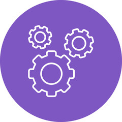 Gear Line Icon