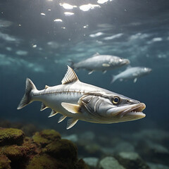 Haddock Maritime Saga into the Enigmatic Lives and Gastronomic Delights ai generated picture